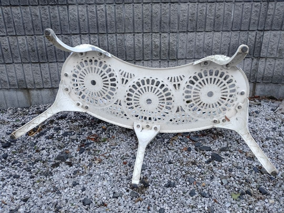 1/2　Garden Bench ガーデン ベンチ White ホワイト送料無料