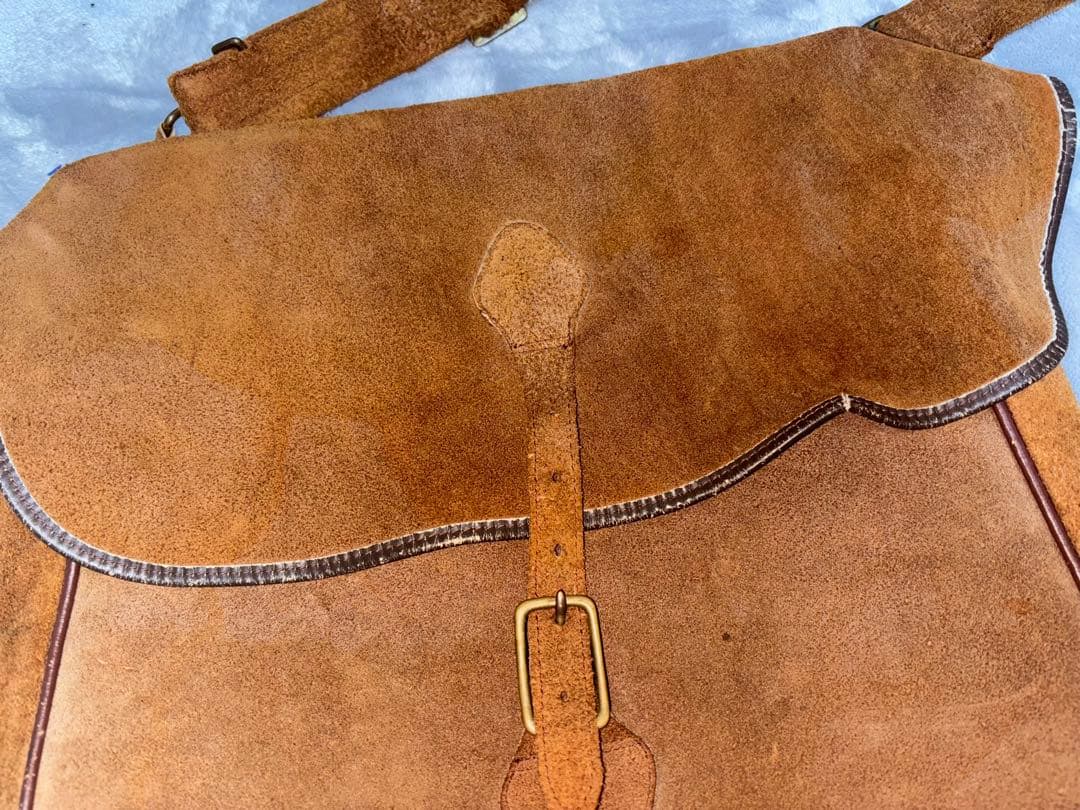60〜70s L.L.Bean Musette Bag スエード　ショルダー