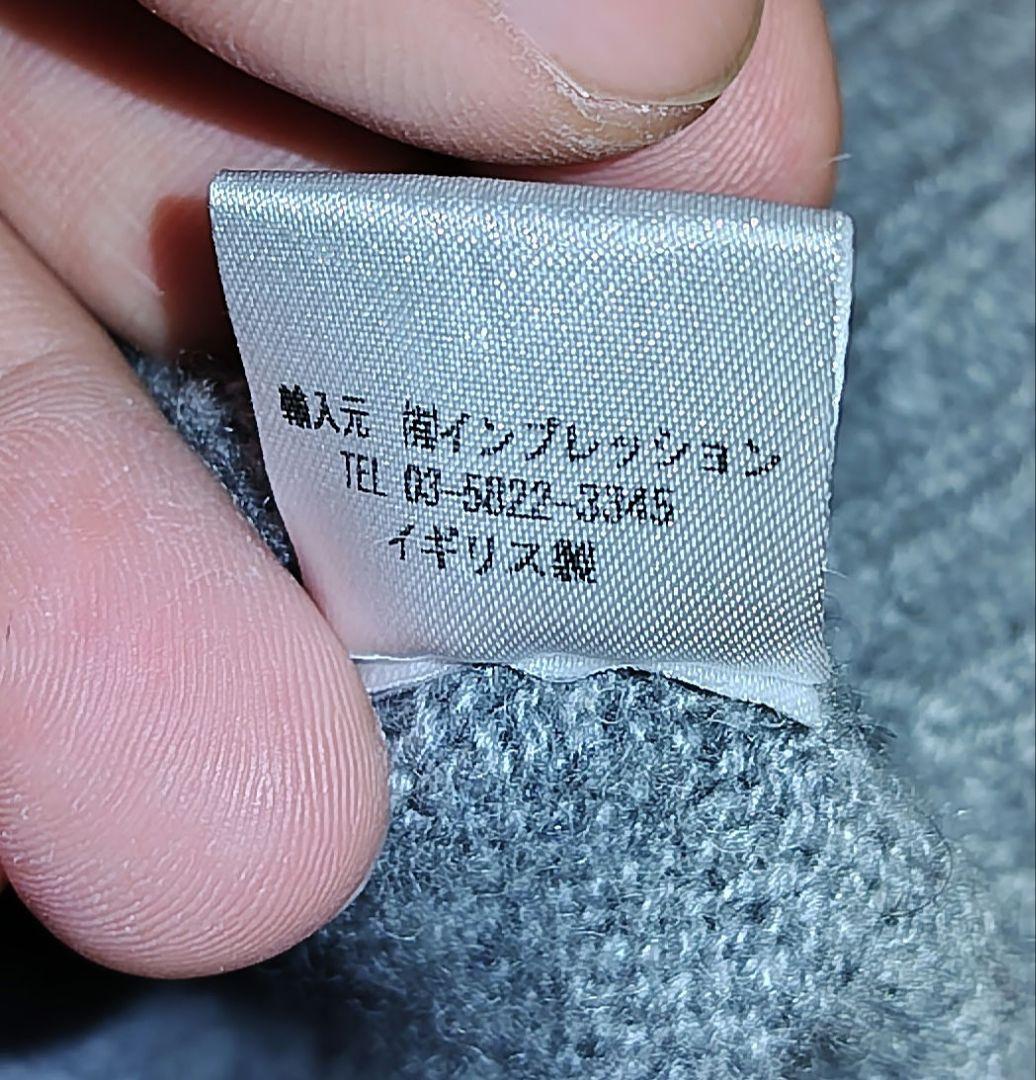 Boys Market 別注ガゼット付きカシミアクルーネックセーター