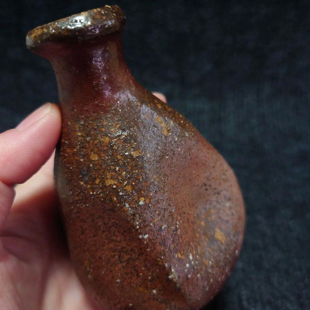 【2318】89.うさぎプレート…備前焼