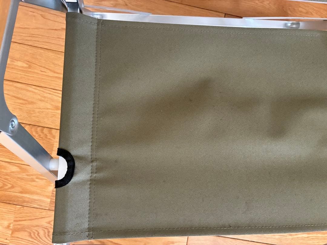 コールマンColeman赤とオリーブ コンパクトフォールディングチェア中古品