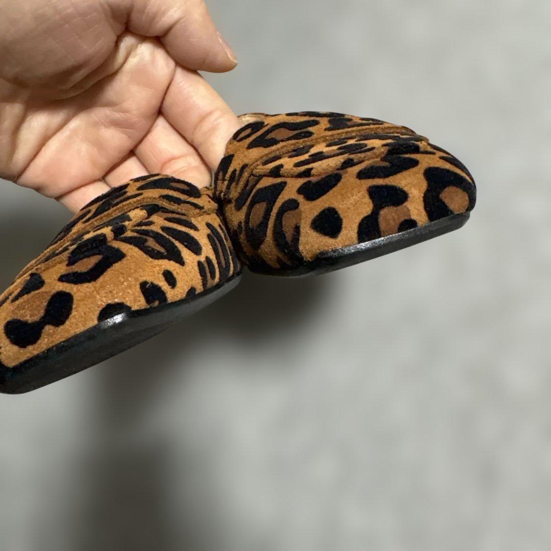 極美品　STATUS ステイタス　スクエアトウ フラットシューズ　パンプス