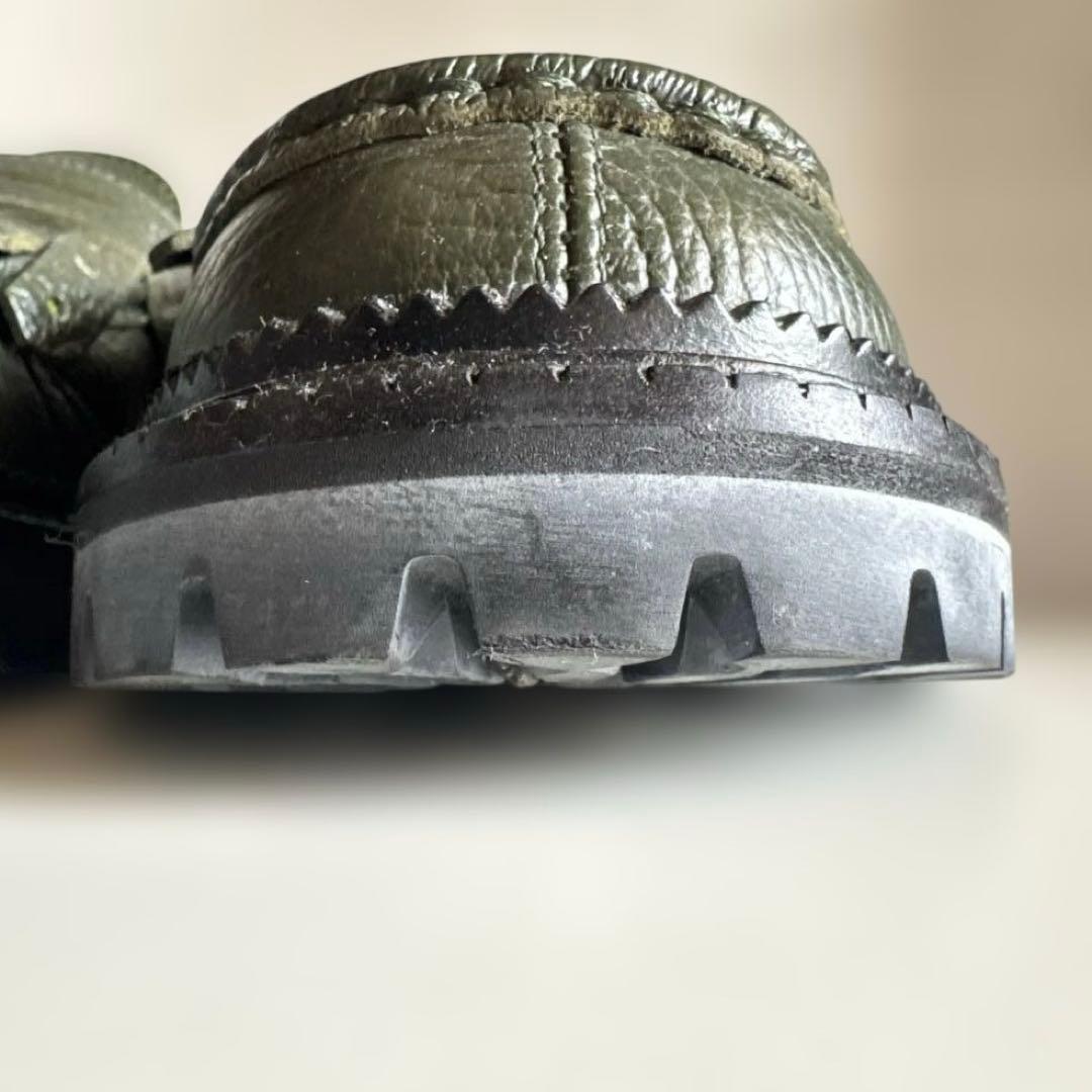 【美品】ETRO　レザーローファー　イタリア製　シボ革　41サイズ