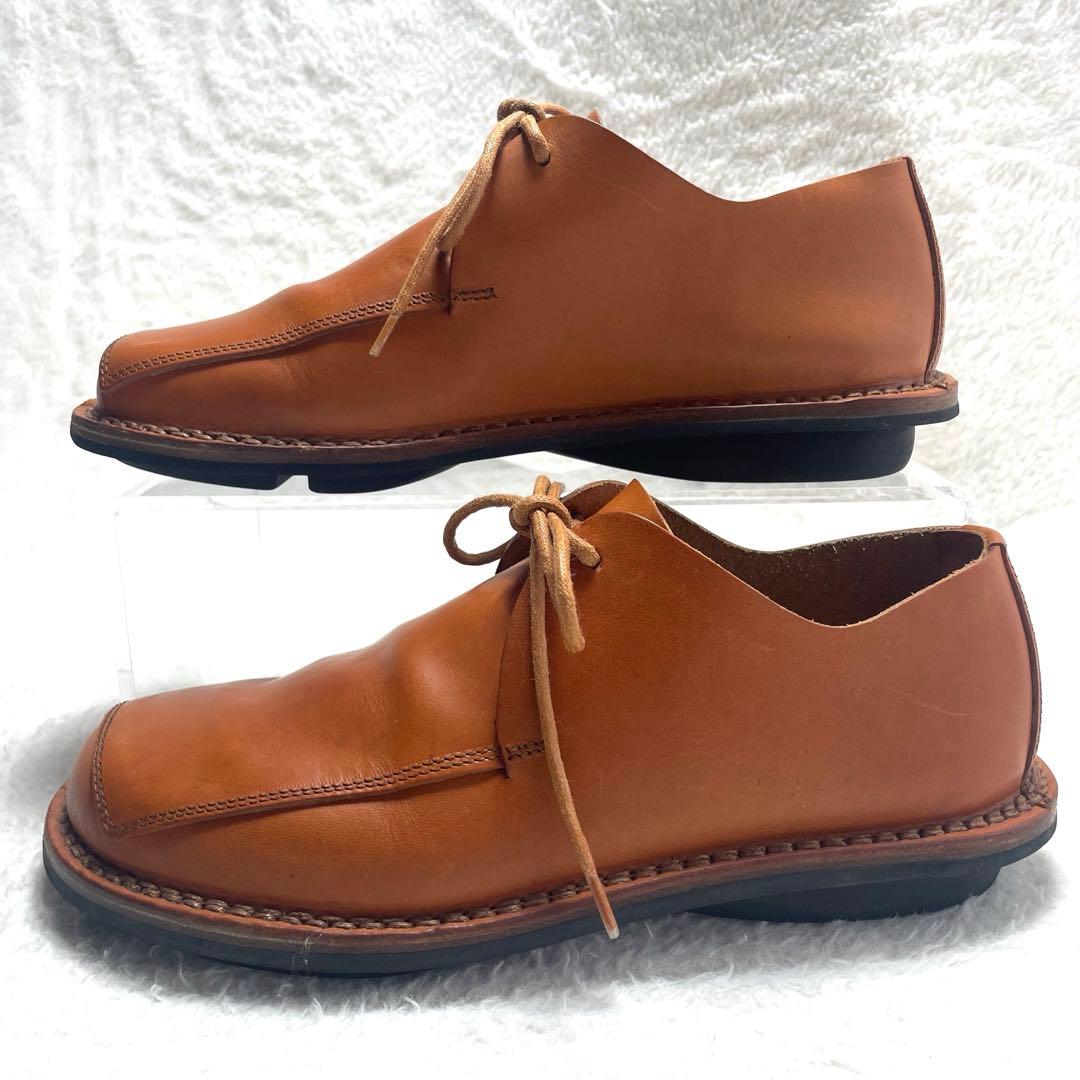 trippen レザーシューズ SHEET-PULLレースアップ ブラウン 38