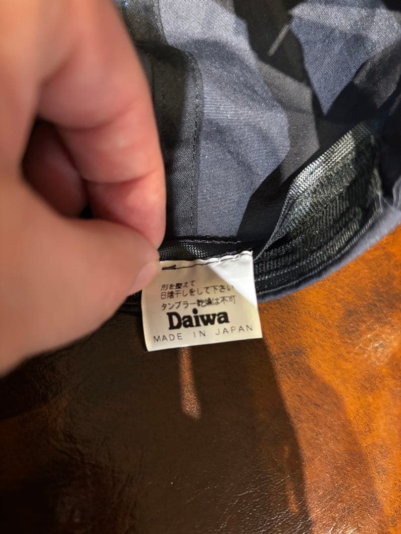 希少ヴィンテージTEAM DAIWAキャップチームダイワフィッシングストラップ付