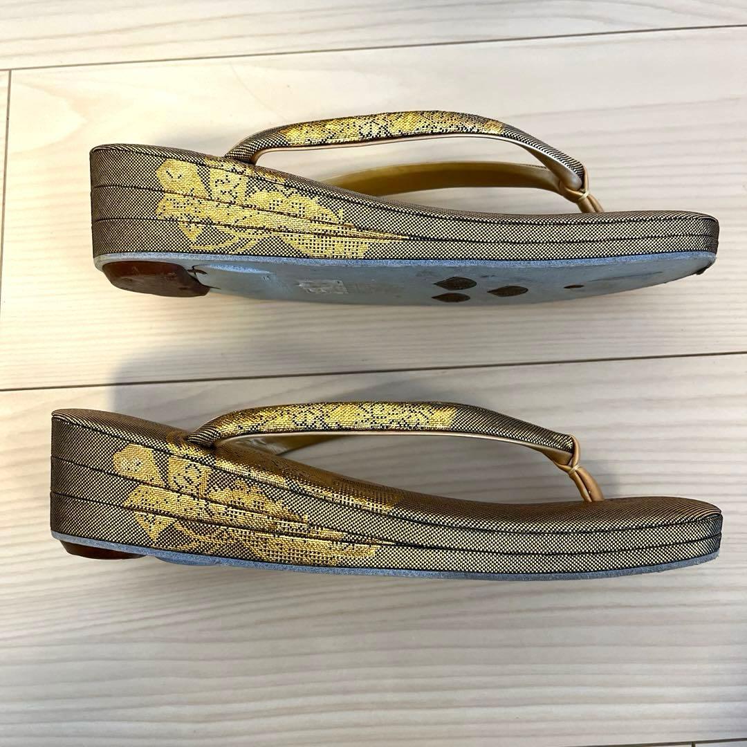 金鷲印　佐賀錦　草履バッグセット　M2404142