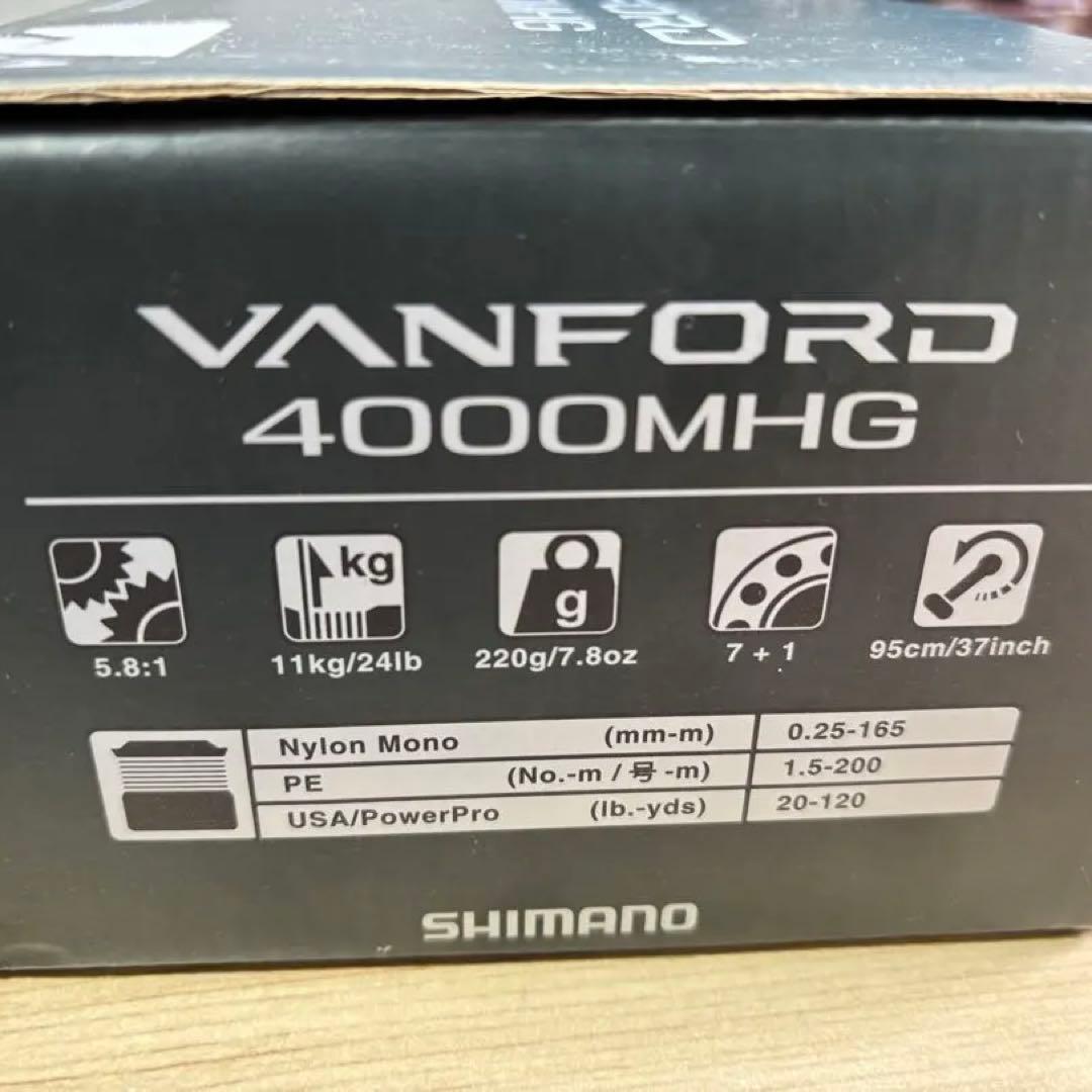シマノ 20ヴァンフォード 4000MHG