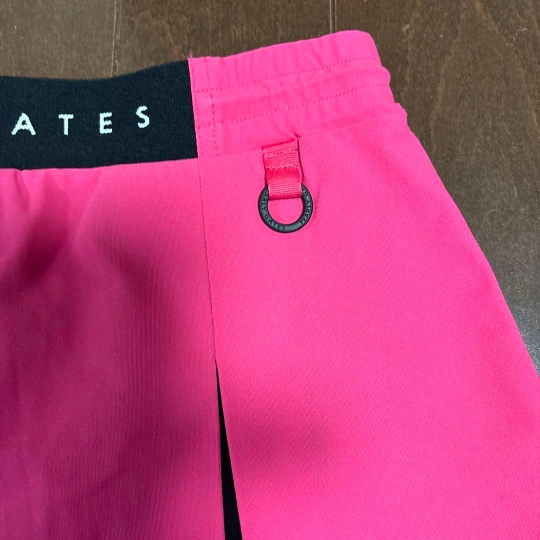 パーリーゲイツMFY裏カノコプリーズスカート ピンク×ブラックサイズ1