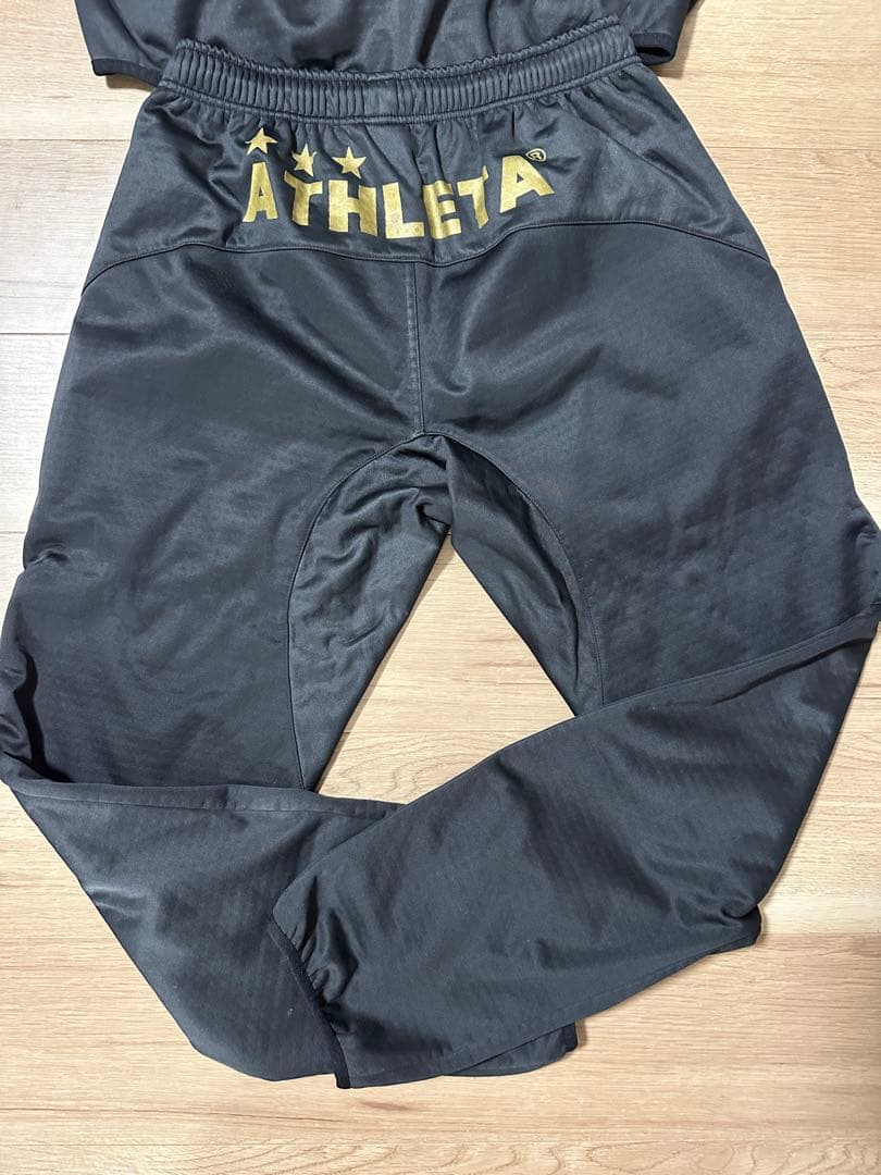 ATHLETA ブラック ジャージ 上M、下L