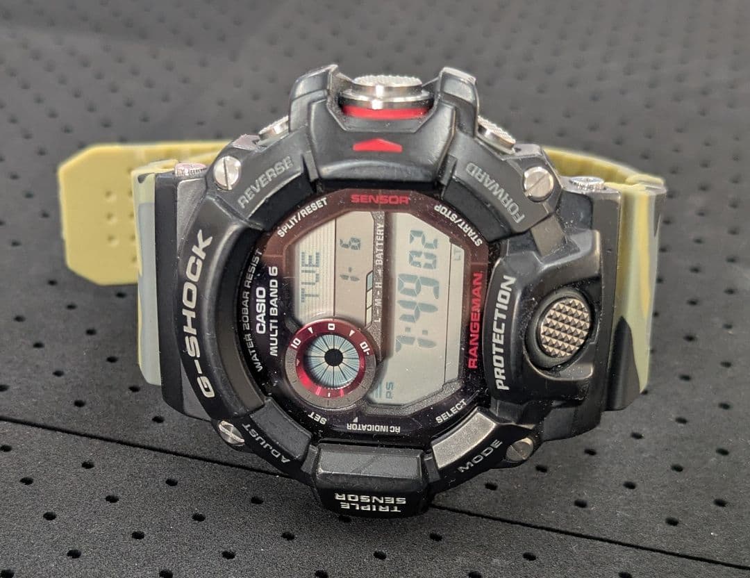 G-SHOCK 電波ソーラー トリプルセンサー レンジマン GW-9400J