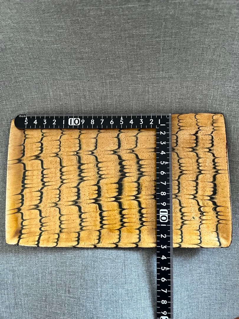 十場天伸さん つくも窯 スリップウェア 平皿 2枚セット