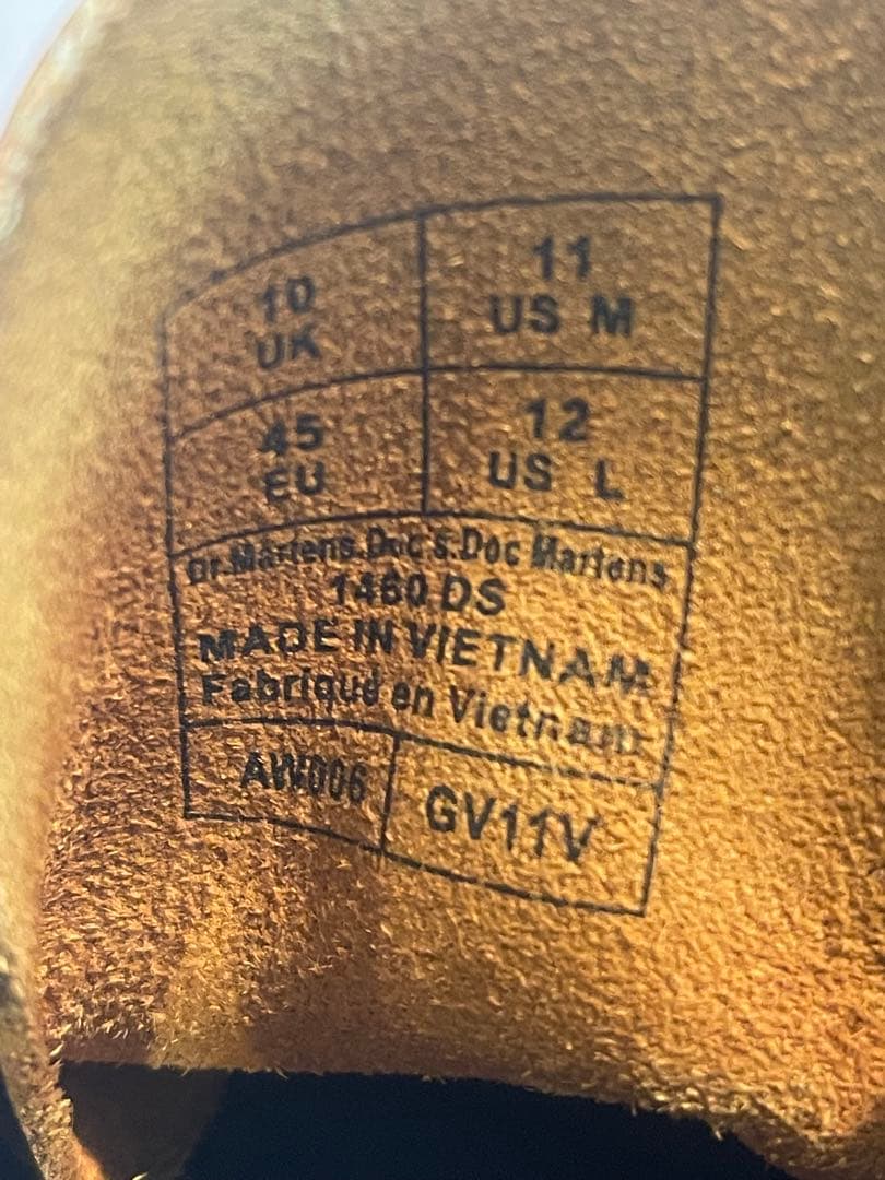 Dr.Martensブラックレザー厚底ブーツ