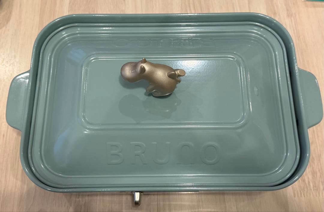 MOOMIN BRUNO ホットプレート ミントグリーン & ムーミン型プレート