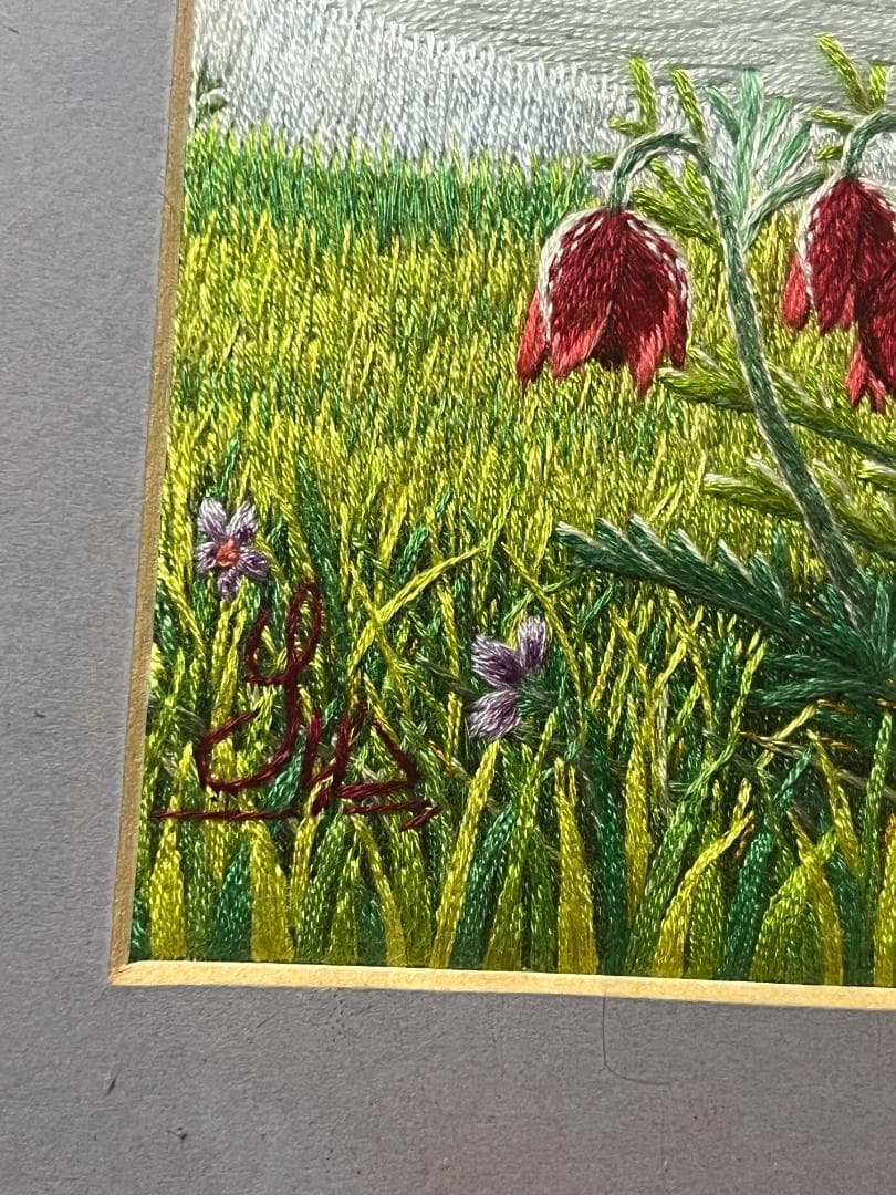 ベトナム刺繍絵　 グエン・クオック・スゥ NGUYEN QUOC SU （A）