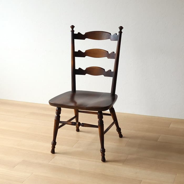 アンティーク 飛騨産業ウィンザーチェア ブナ材 キツツキ 無垢材②