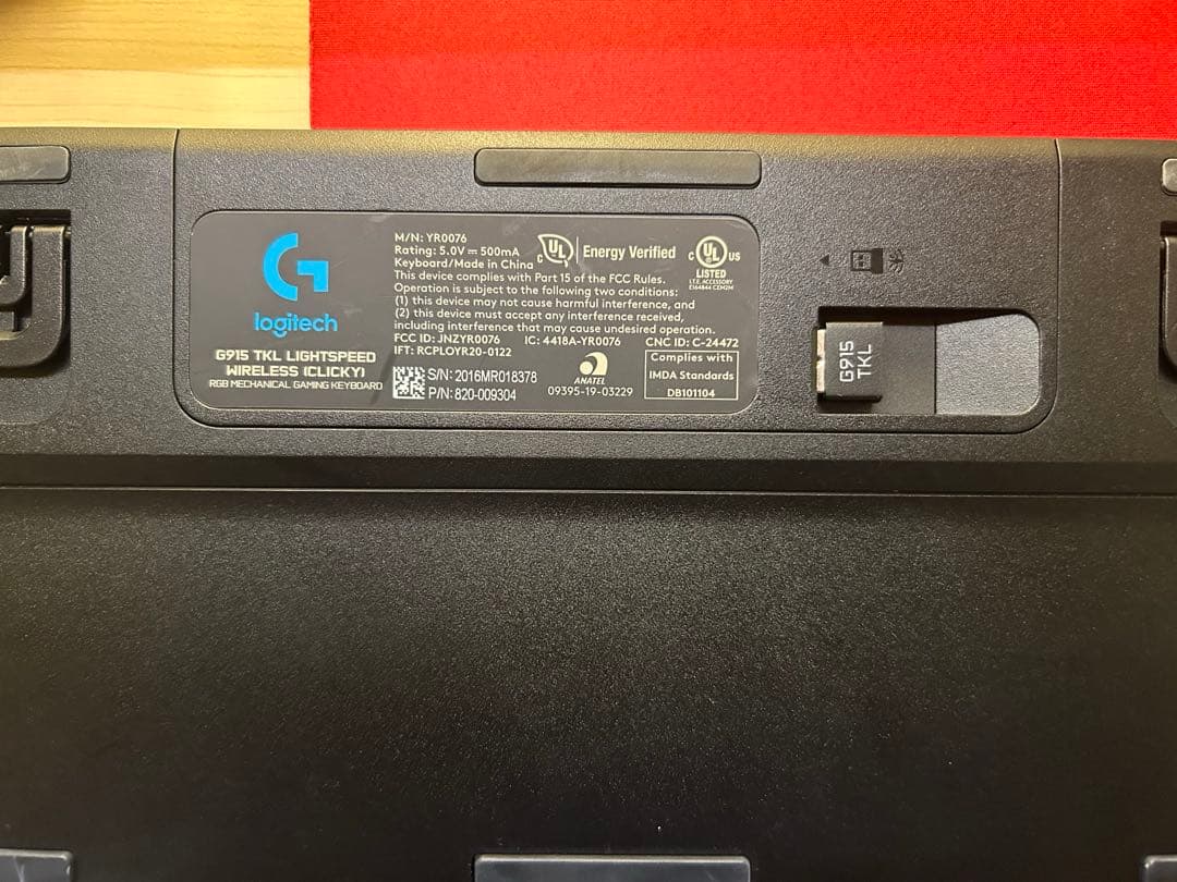 【動作確認済み】G915 TKL