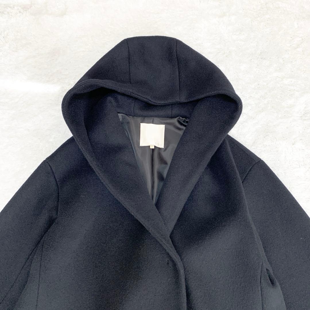 【美品】自由区 VICTORIA BEAVER フーデッドコート 42