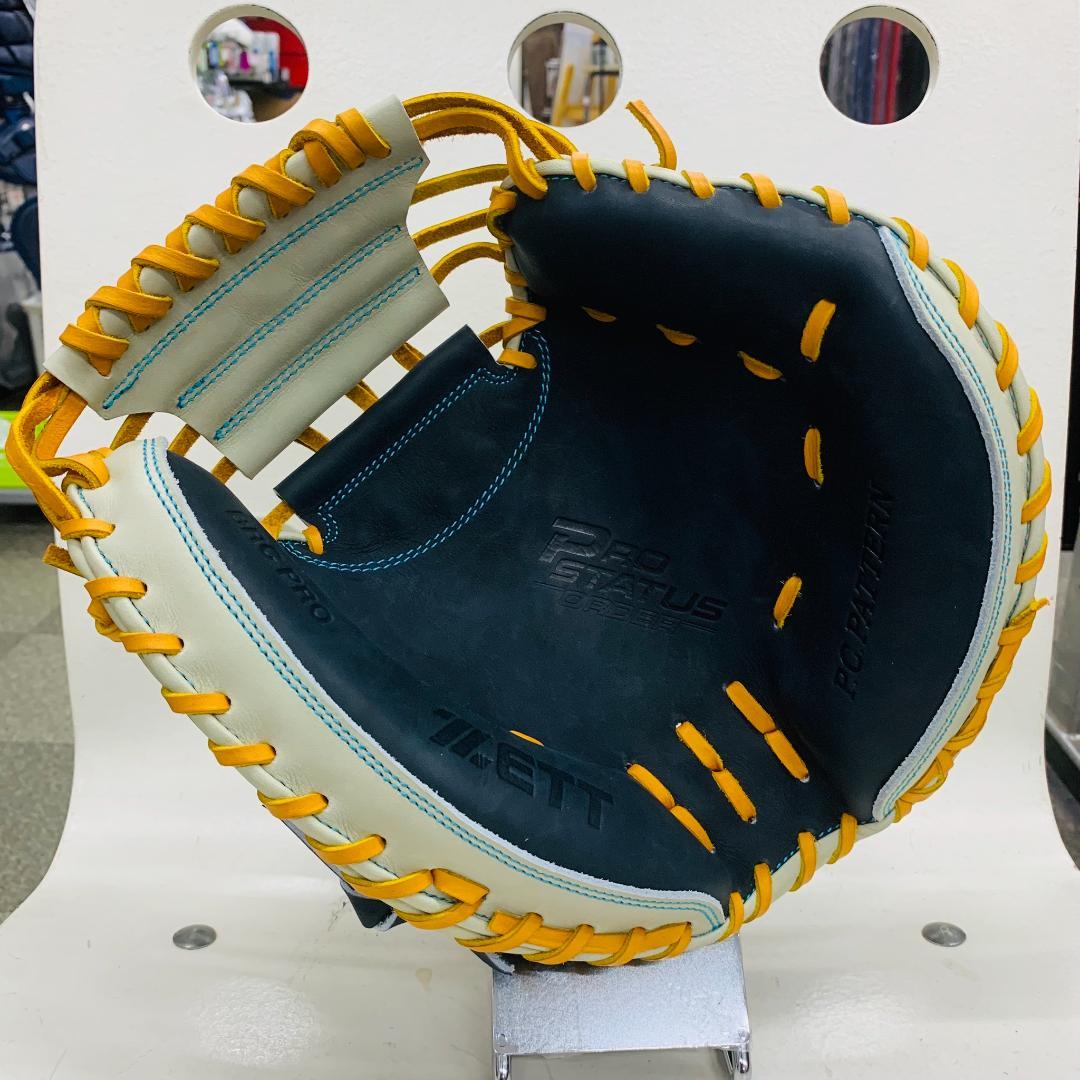 ゼット　プロステイタス　オリジナルオーダーミット　軟式用　捕手用　森タイプ