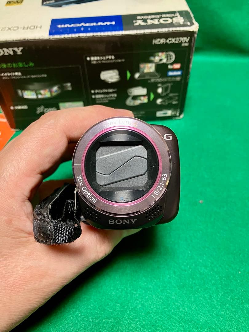 SONY ビデオカメラ HDR-CX270V (手ぶれ補正機構付き)