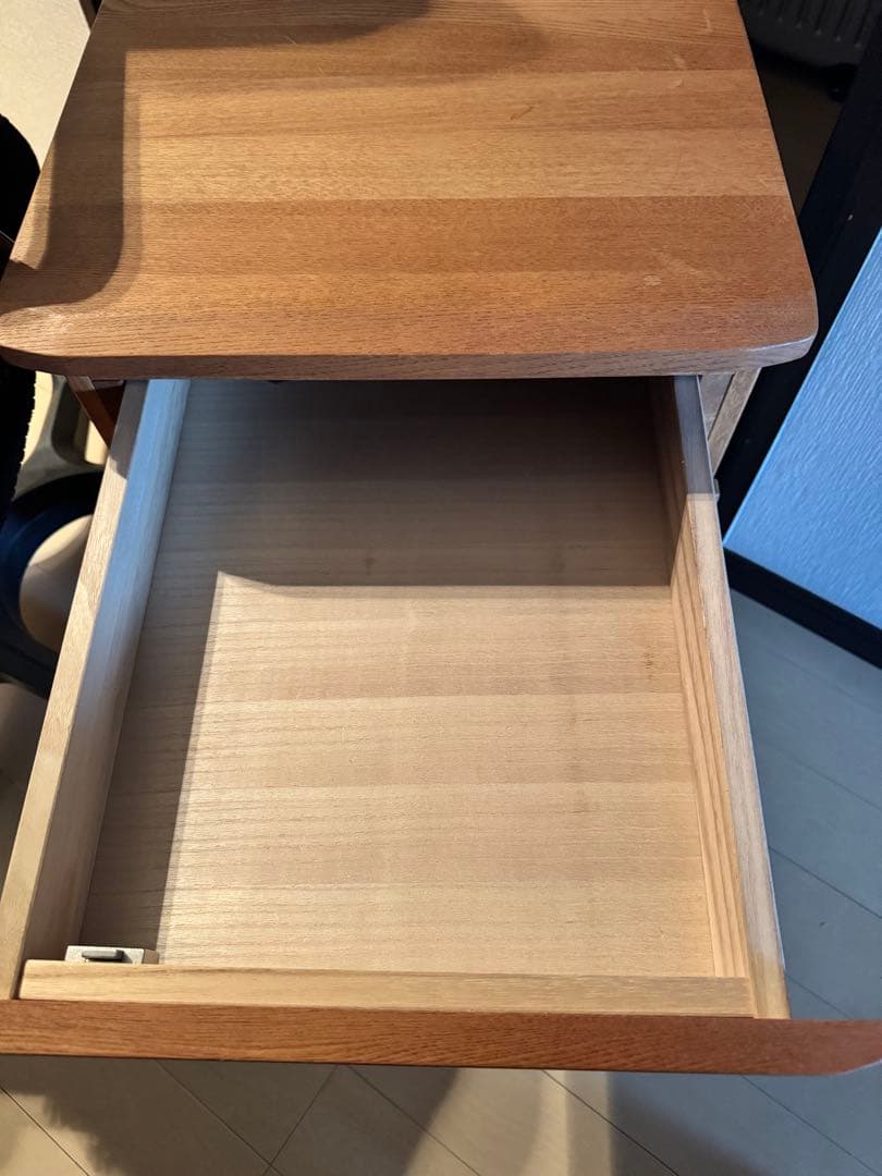 【週末限定値下】マルニ木工　天然木　学習机　デスク　①机本体　宮城発