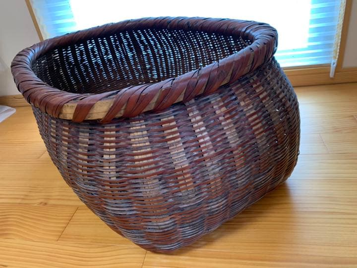 アンティーク　レトロ　骨董　カゴ