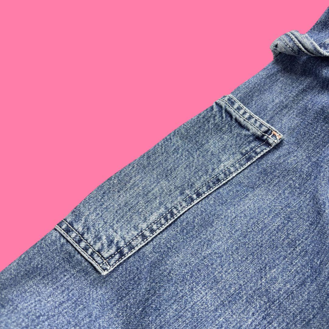 90s Polo Jeans Co Workwear デニムオーバーオール XL