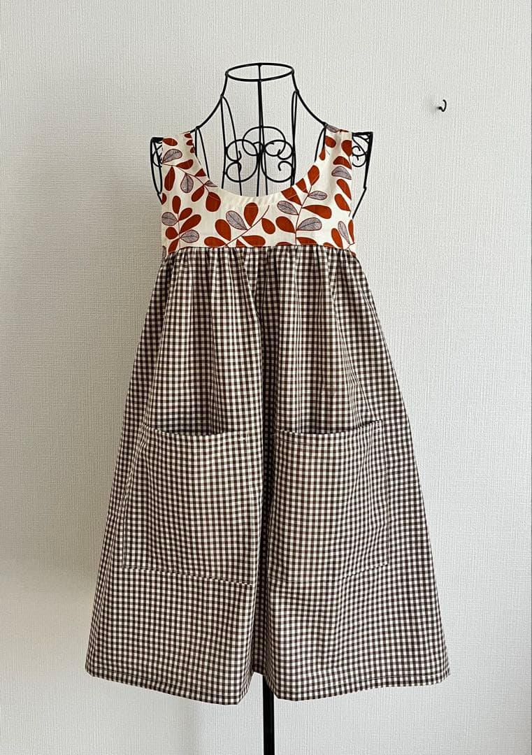 ぷりん　保育士エプロン　エプロン　ハンドメイド