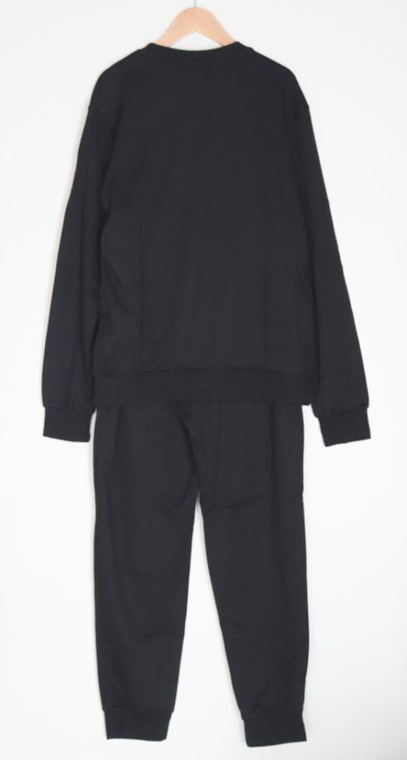 新品【エンポリオアルマーニ】上下セットトレーナー ジョガーパンツ 黒 M(L)