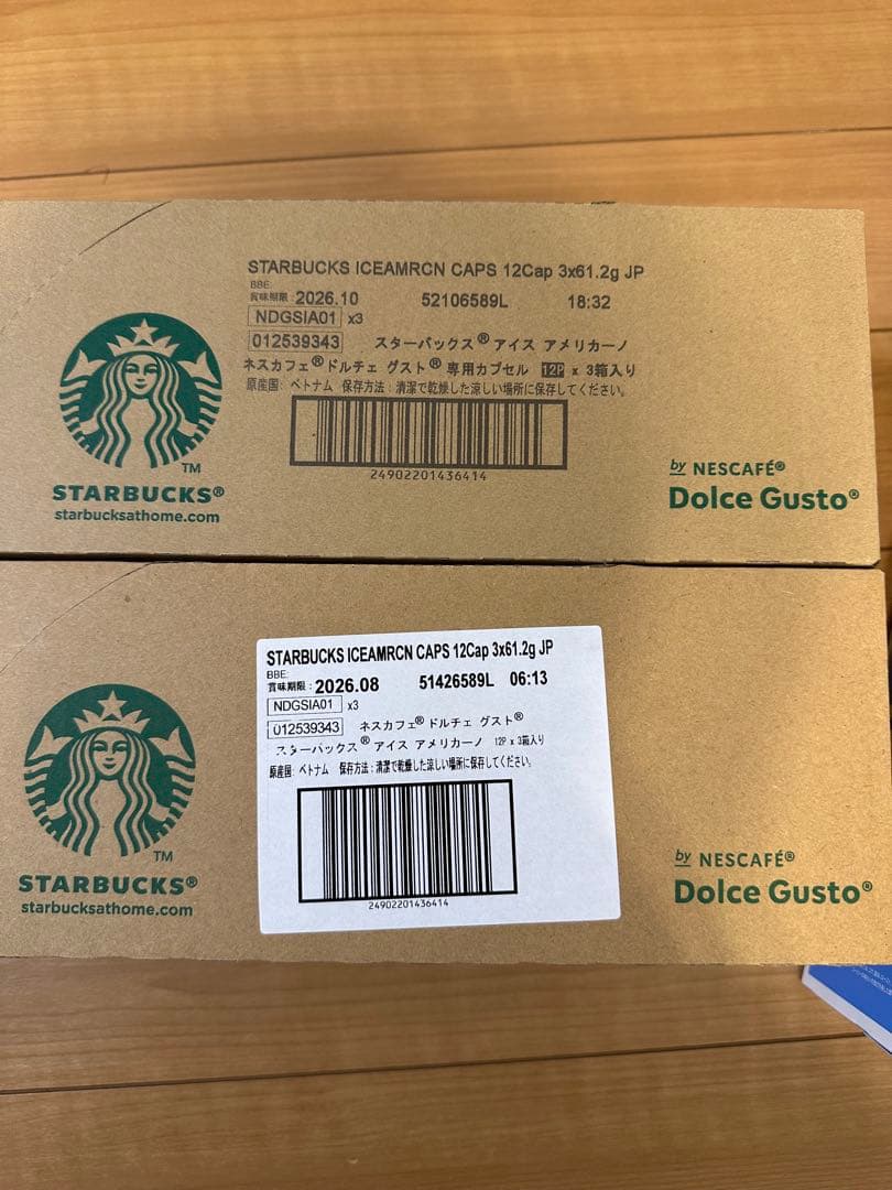 STARBUCKS スタバ ドルチェグスト コーヒー カプセル 144杯分