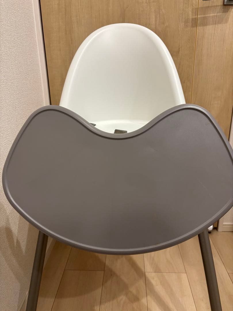 【グレー脚】BabyBjorn ベビービョルン ハイチェア ハーネス付き