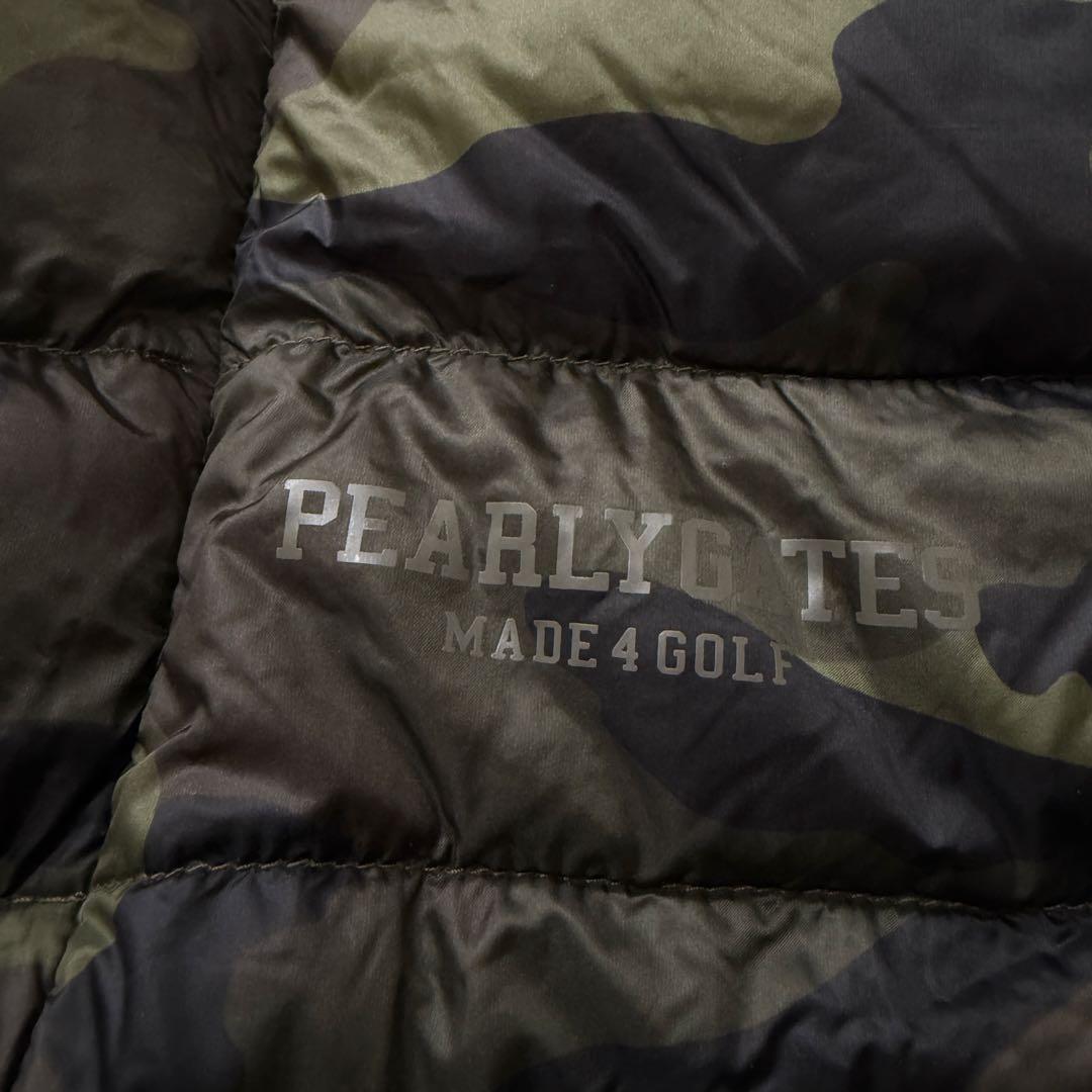 パーリーゲイツ　ダウンジャケット　ベスト　迷彩　カモフラ　XL〜XXL相当　6