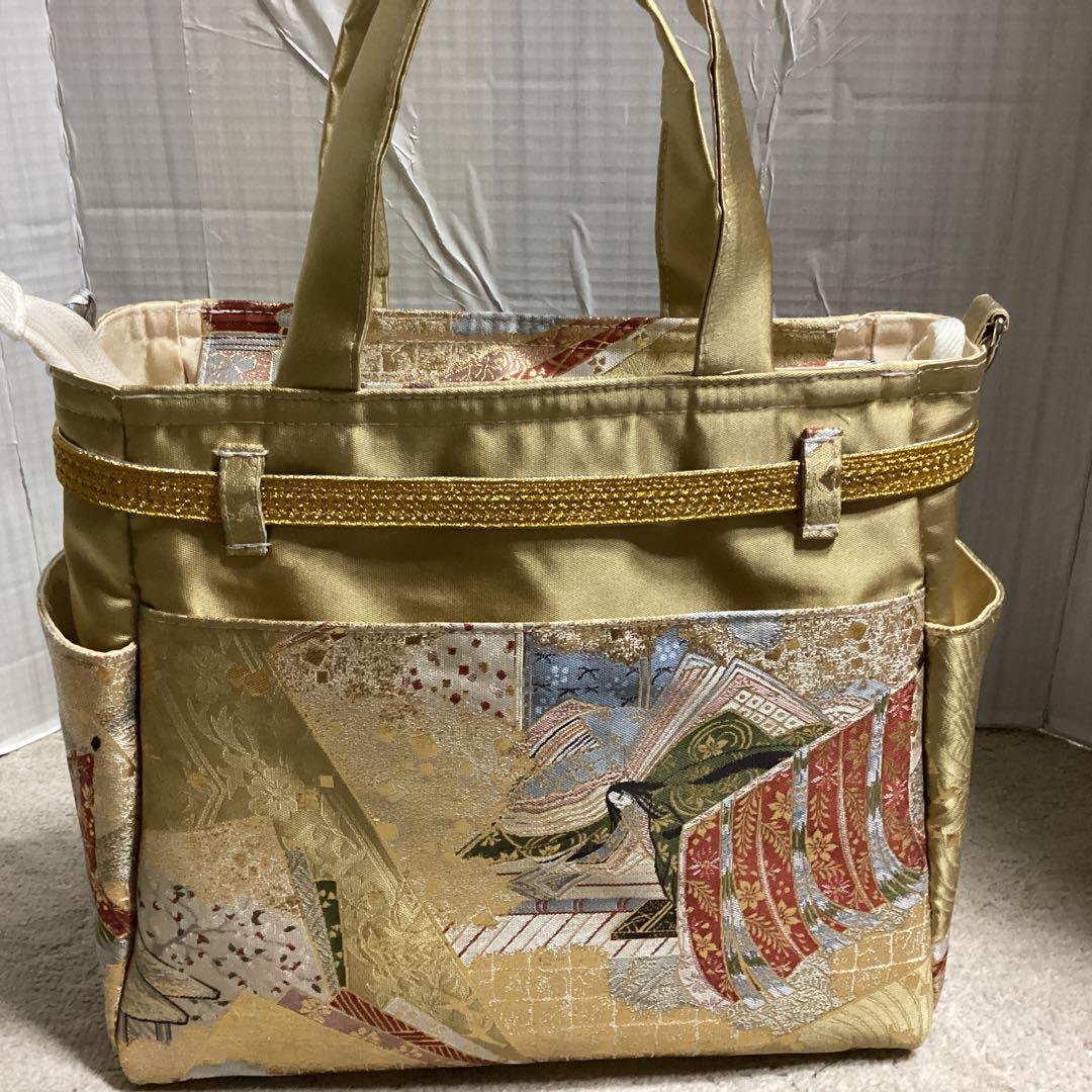 ねこさん 帯リメイクバック