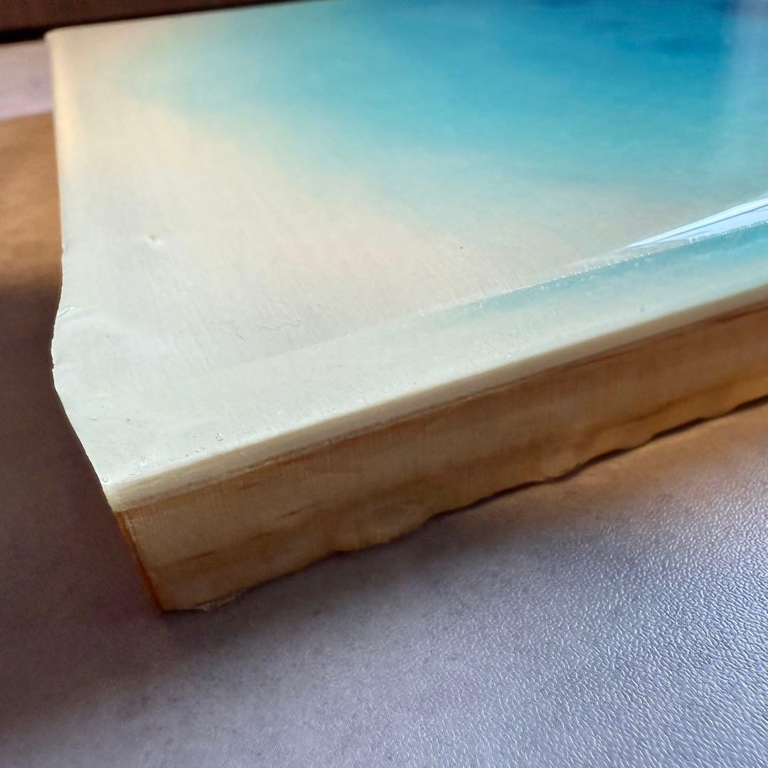 レジンアート　海アート　エポキシレジンアート　インテリア　壁掛け