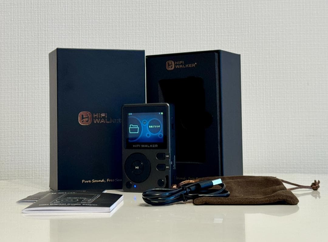 HIFI WALKER MP3 MP4 プレーヤー H2 ブラック