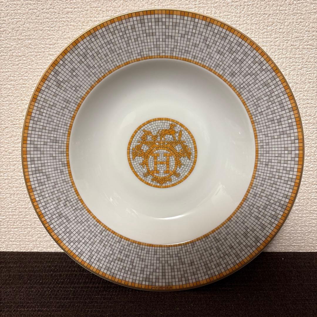 エルメス　ヴァンキャトル ゴールド　スーププレート　パスタプレート