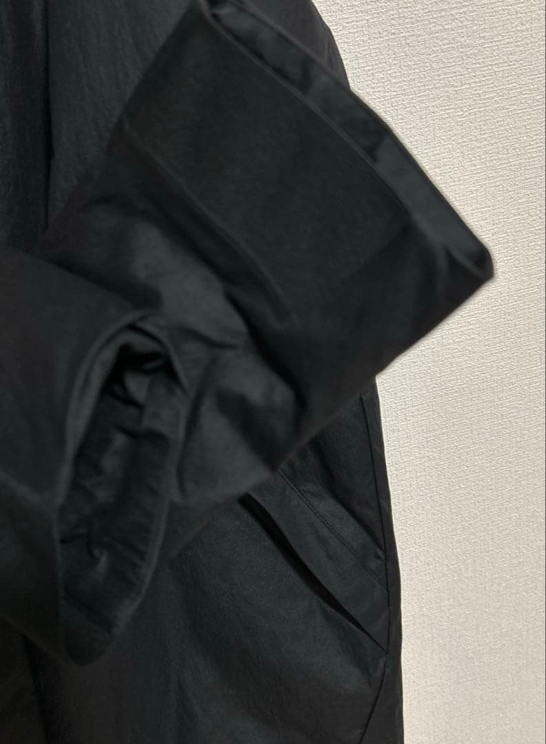 【ナイキエアマックス×鹿島アントラーズ】中綿ベンチコート　ブラック　ナイロン　Ｌ