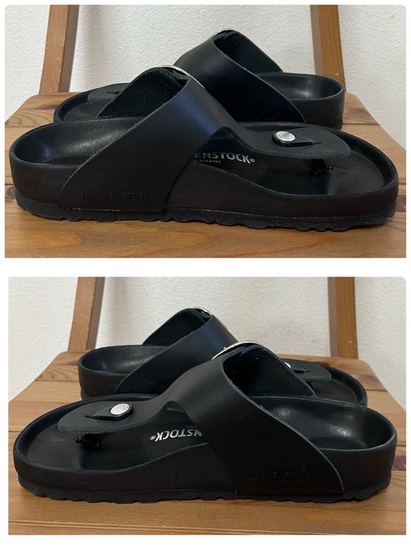 ビルケンシュトック 36 ギゼ エクスクイジット ビッグバックル 黒