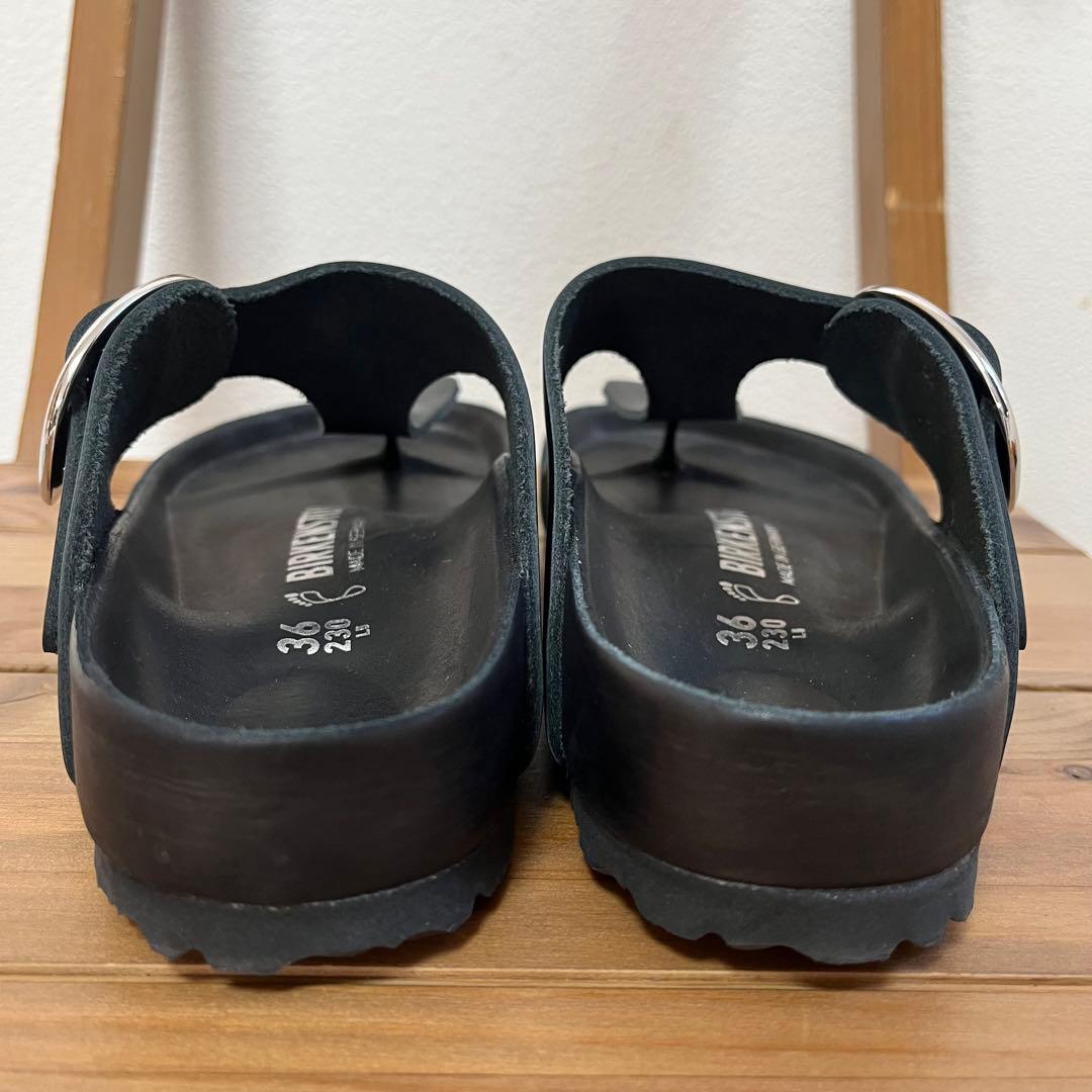 ビルケンシュトック 36 ギゼ エクスクイジット ビッグバックル 黒