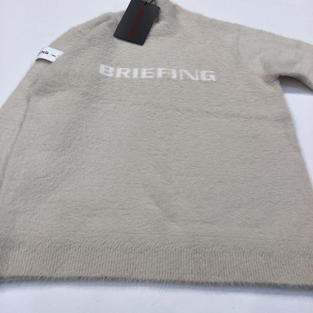 完売品　BRIEFING SHAGGY LOGO TURTLENECK KNIT