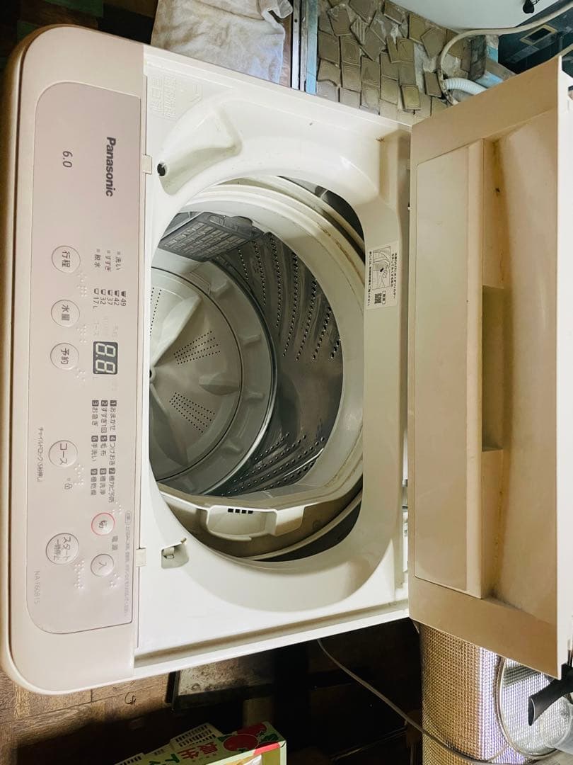 Panasonic 洗濯機 6kg 2022年製 自分で取る埼玉￼東浦和