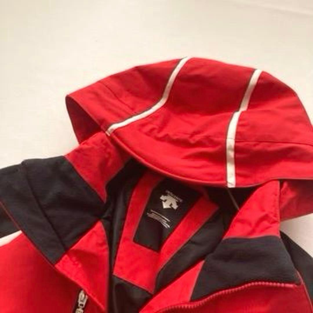 【hamwt】DESCENTE スキージャケット ウェア L 赤×黒