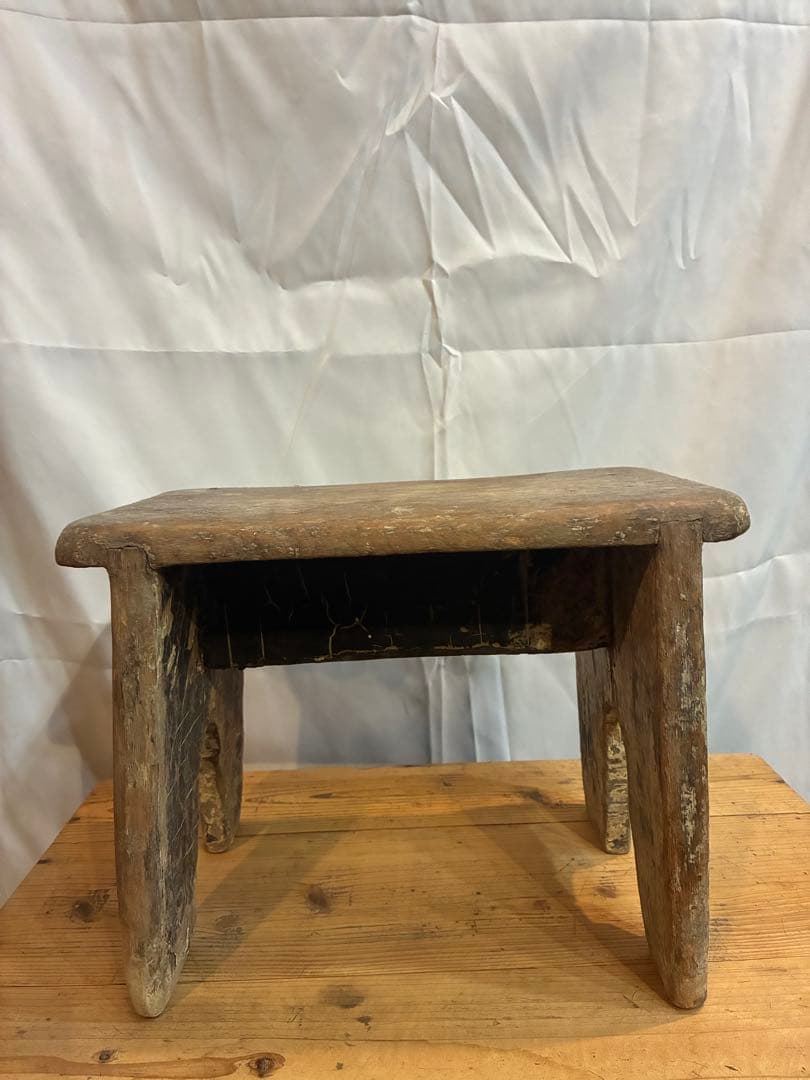 フランス　アンティーク　スツール　ステップ　チェア