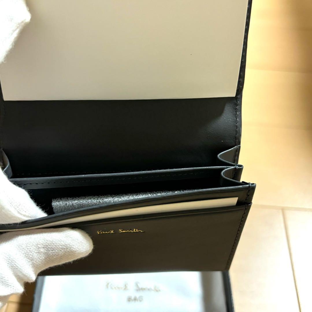 Paul Smith レア　最上位モデル　コードバン　名刺入れ　黒　新品未使用
