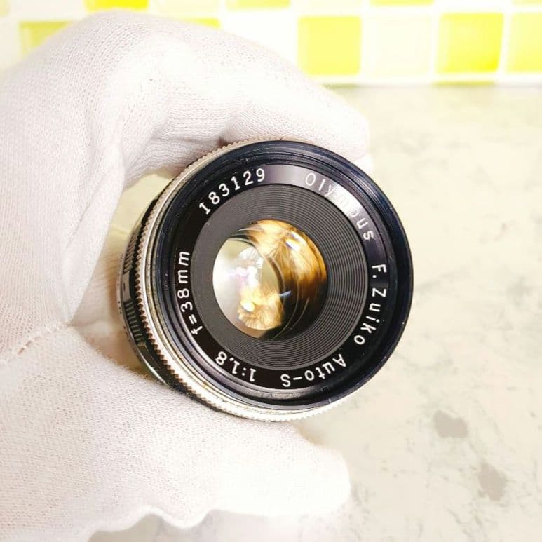 OLYMPUS F.ZUIKO AUTO-S 38mm f1.8 レンズ