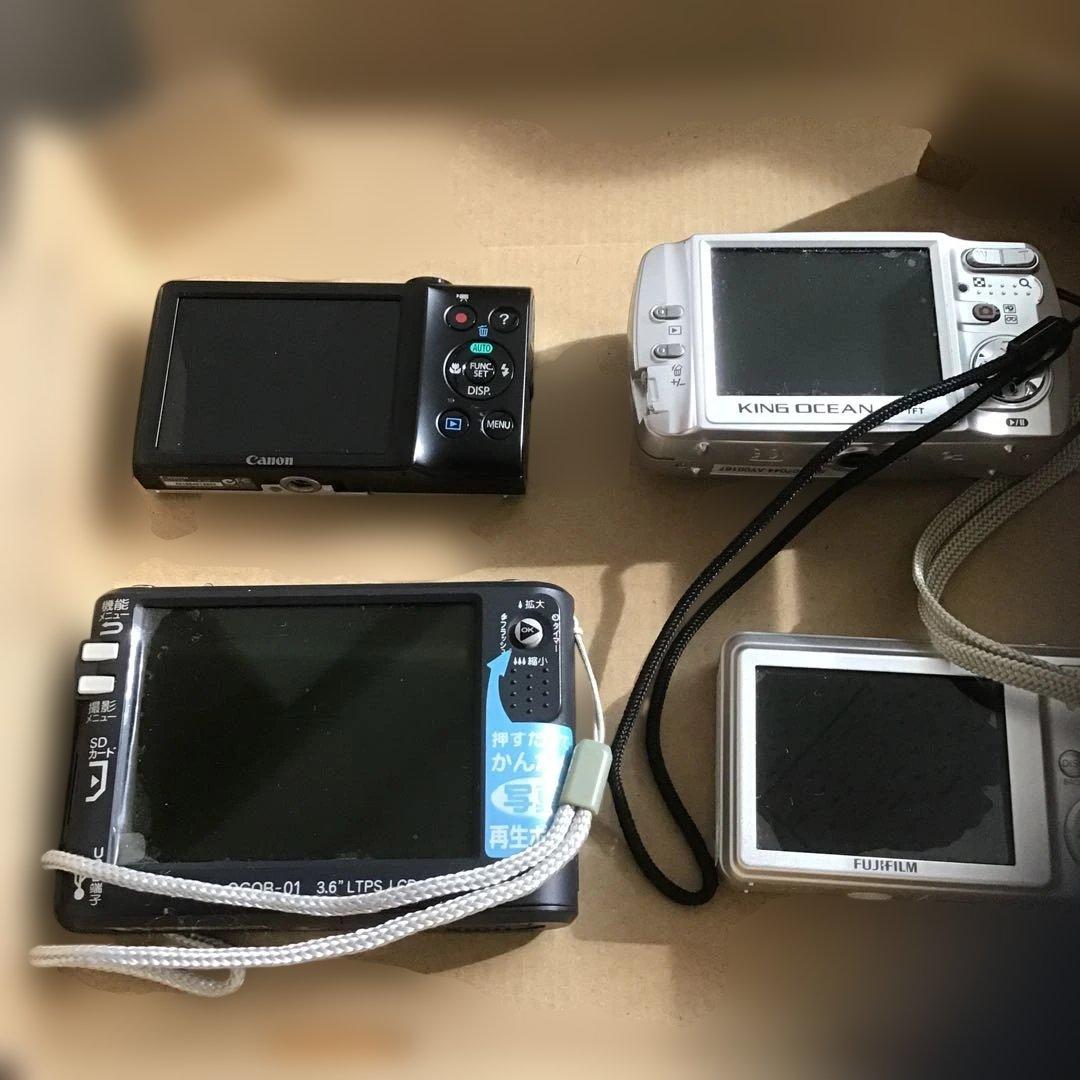 引*】様 デジカメ4台セット　ジャンク