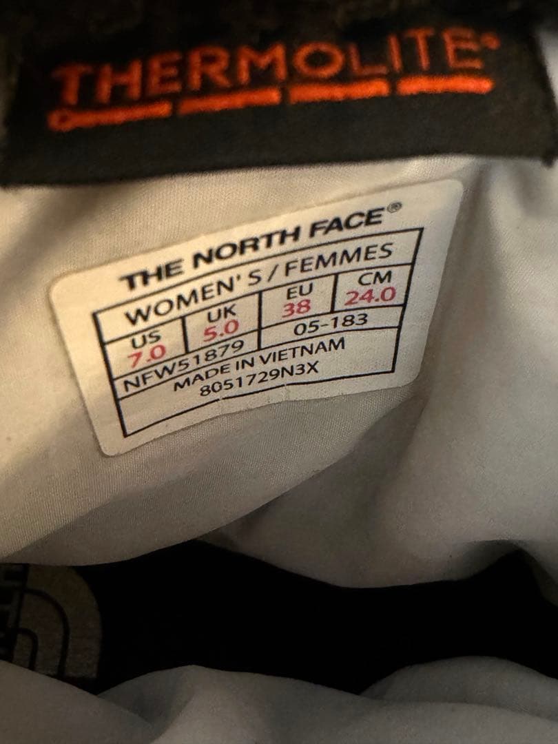 THE NORTH FACE ヌプシ ブーティー ウール 4 ショート
