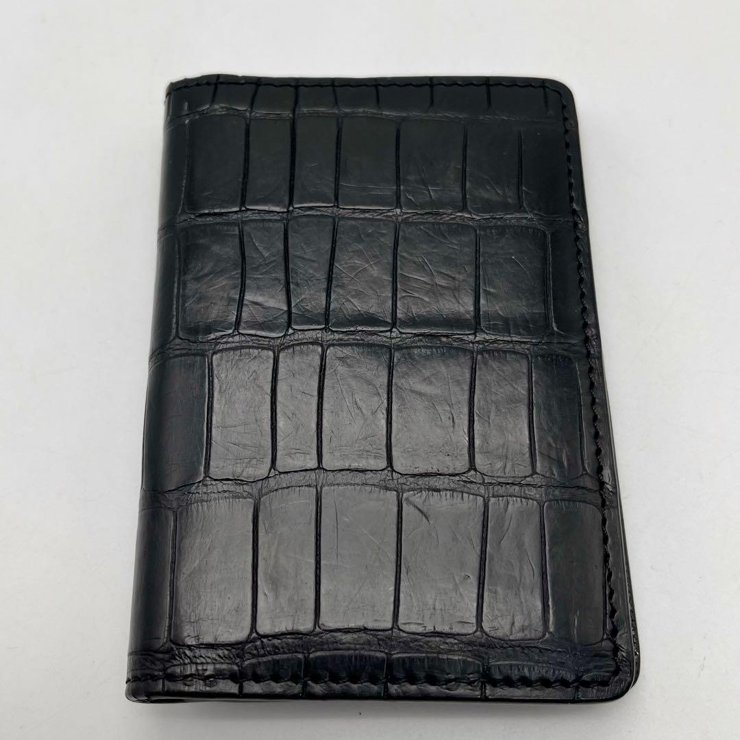 レア　ルイヴィトン オーガナイザードゥポッシュ　名刺入れ　黒　クロコダイル