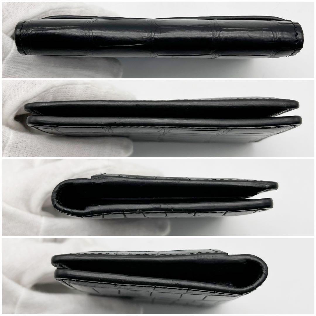 レア　ルイヴィトン オーガナイザードゥポッシュ　名刺入れ　黒　クロコダイル