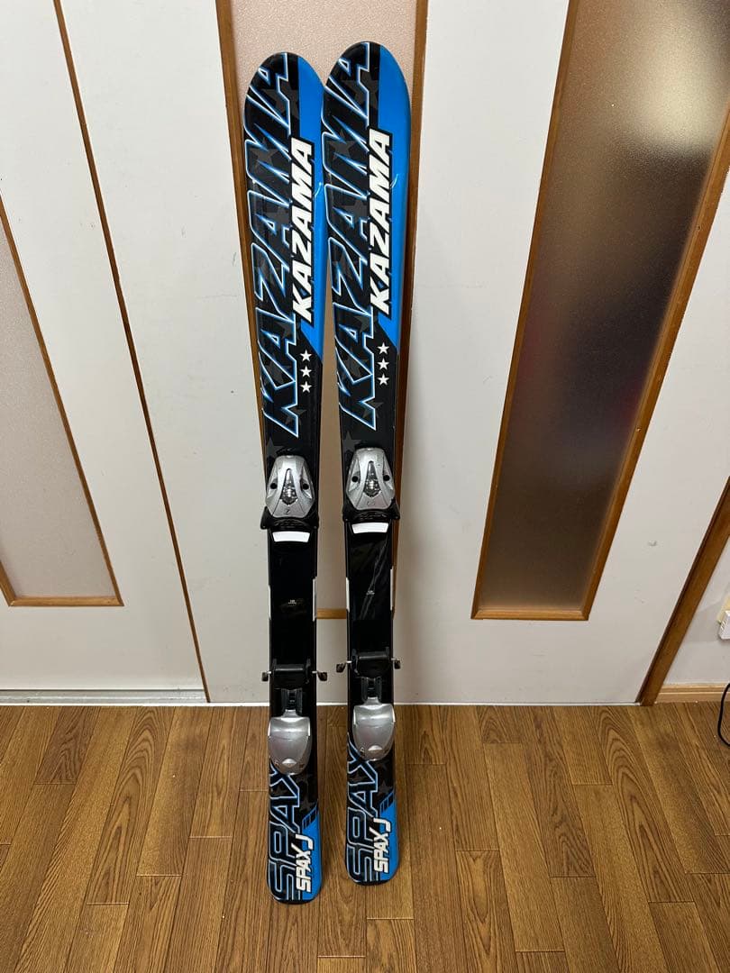 KAZAMA スキー板120cm,ブーツ26”22.5cm,ストック100cm