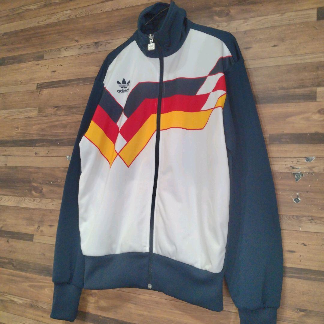 adidas ドイツ代表　90s エムブレムロゴ ハイネックトラックジャケット